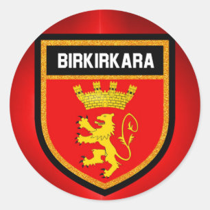 Birkirkara Flag Classic Round Sticker