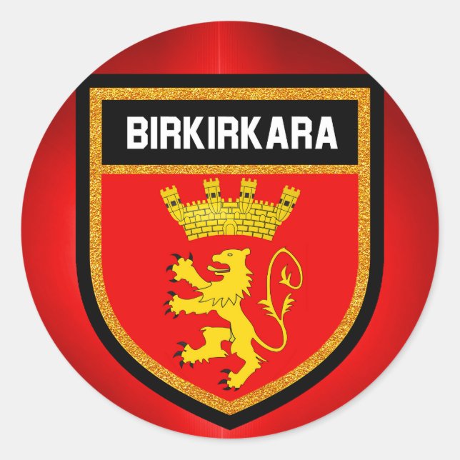 Birkirkara Flag Classic Round Sticker (Front)