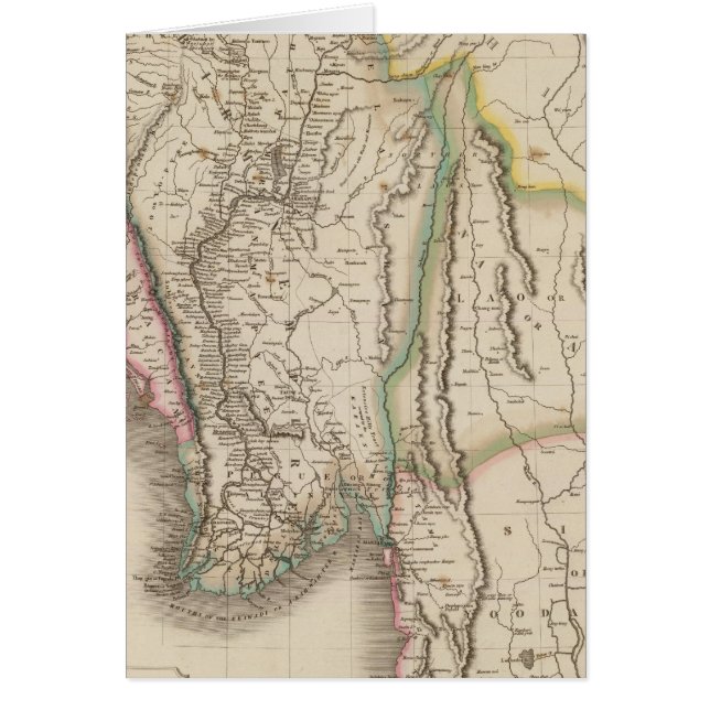 Birmah, Anam, Siam, Thailand (Front)