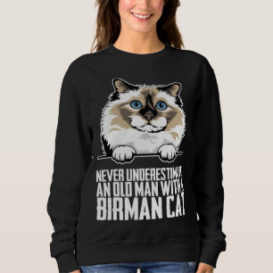 Birman cat Birman kitten Birman mom 1 Sweatshirt
