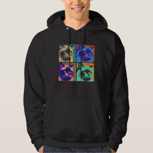 Birman Cat Pop Illustration Colorful Animal Women  Hoodie
