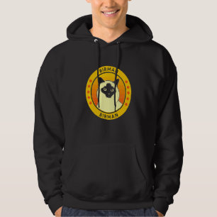 Birman Cat Portrait Hoodie