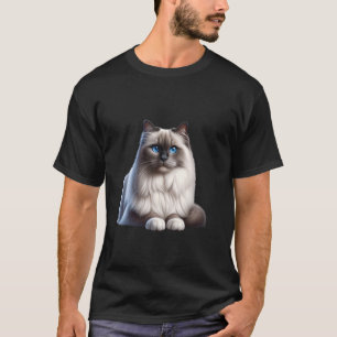 Birman Cat Shirt Cat Face Cute Cat Lover Cat Mum D