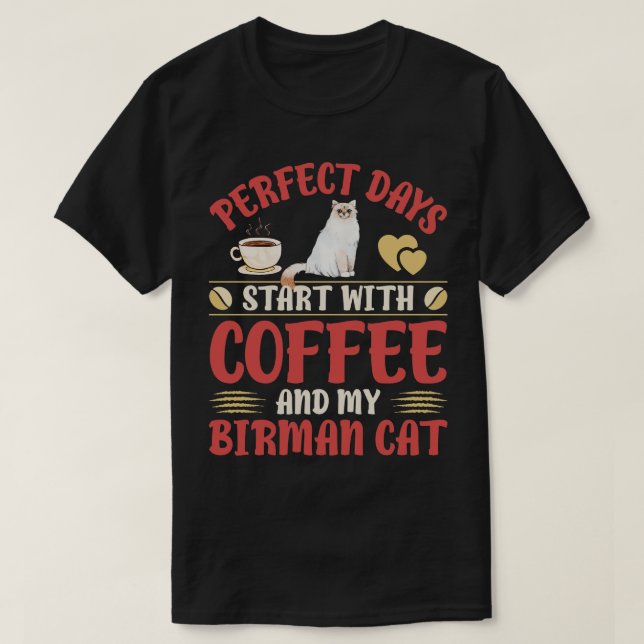 Birman Cat T-Shirt (Design Front)