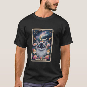 Birman Cat Tarot Card Childless Cat Lady Kitten Lo T-Shirt