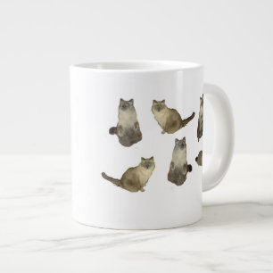 Birman Cats Large Coffee Mug
