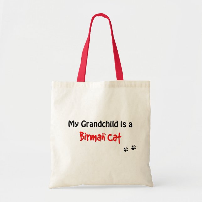 Birman Grandchild Tote Bag (Front)