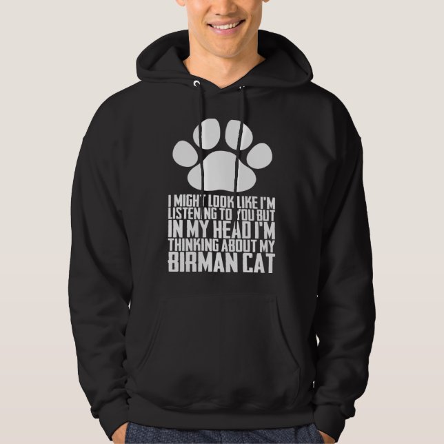 Birmans Birman cat Birman mom Hoodie (Front)