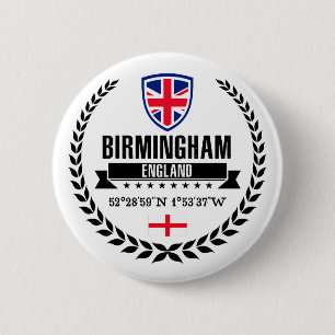 Birmingham 6 Cm Round Badge