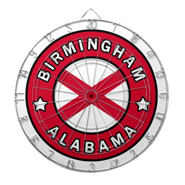 Birmingham Alabama Dartboard (Front)