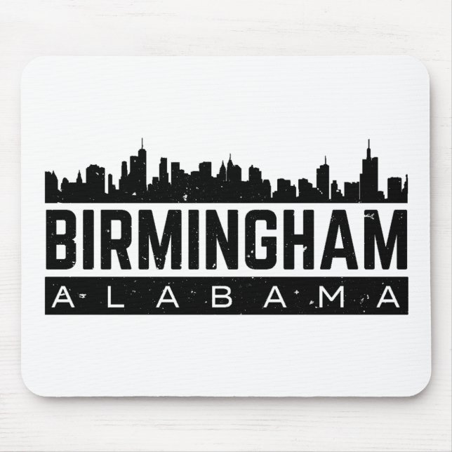 Birmingham Alabama Mouse Mat (Front)