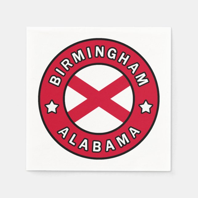 Birmingham Alabama Napkin (Front)