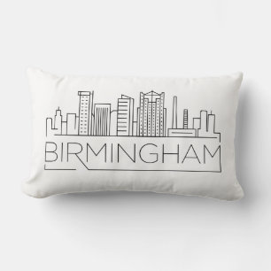 Birmingham, Alabama Skyline Lumbar Cushion