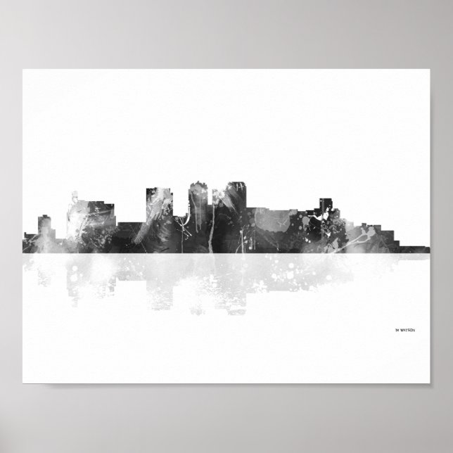 Birmingham Alabama Skyline Poster (Front)