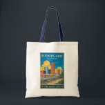 Birmingham Alabama Travel Art Vintage Tote Bag<br><div class="desc">Birmingham retro vector travel design. Birmingham is a leading industrial centre in the South. It's also home to a vibrant cultural scene,  with world-class museums and art galleries,  urban festivals,  and the industrial district of Digbeth.</div>