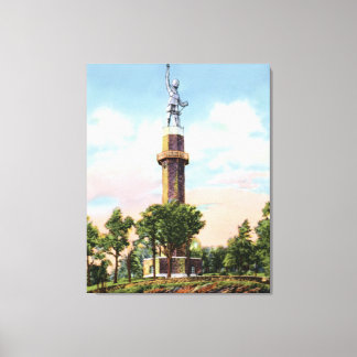 Birmingham Alabama Vulcan on Red Mountain Canvas Print