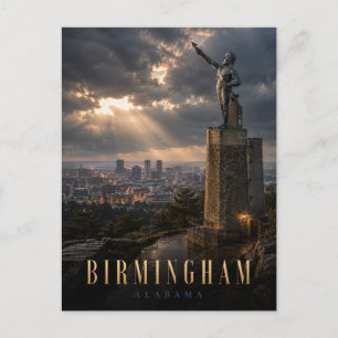 Birmingham Alabama Vulcan Statue REALMS Postcard