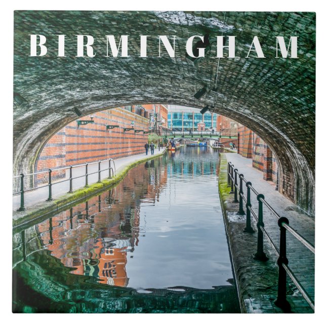 Birmingham canal tunnel ceramic tile (Front)