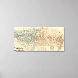 Birmingham, E Birmingham Canvas Print