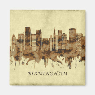 Birmingham England Cityscape Magnet