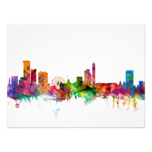 Birmingham England Skyline Photo Print