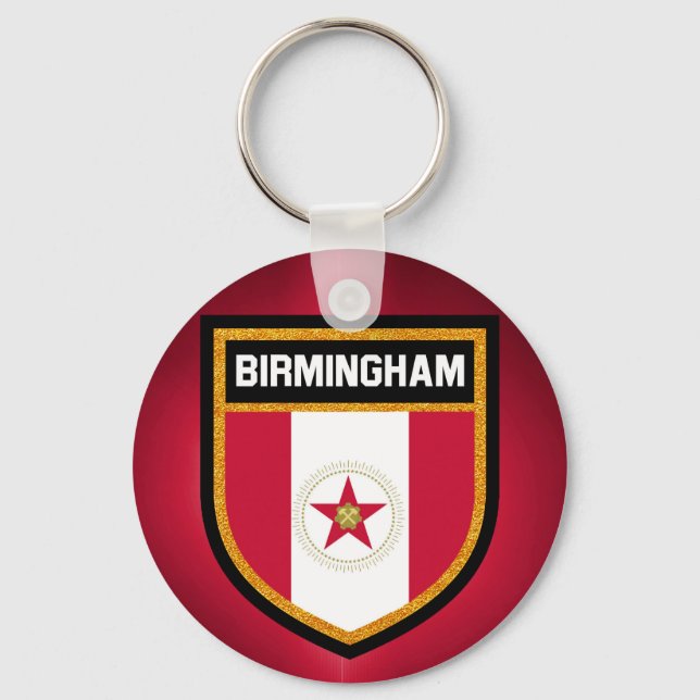 Birmingham Flag Key Ring (Front)