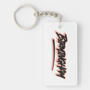 Birmingham Graffiti Style Key Ring