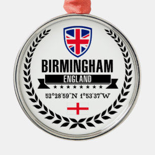 Birmingham Metal Tree Decoration