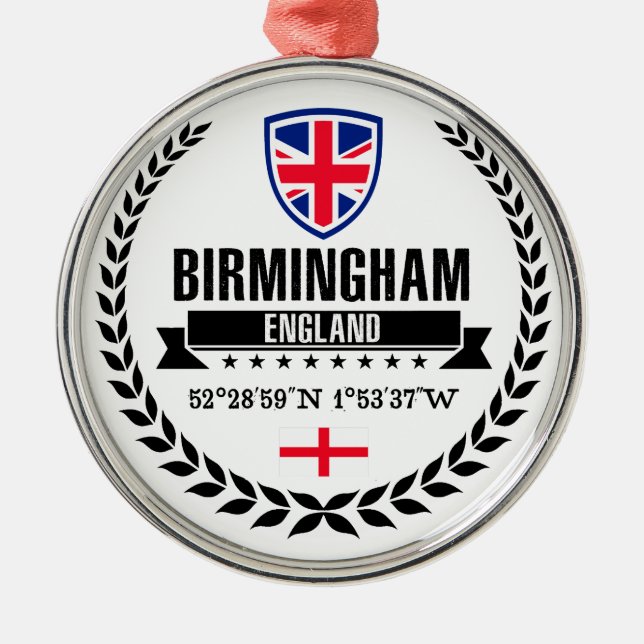 Birmingham Metal Tree Decoration (Front)