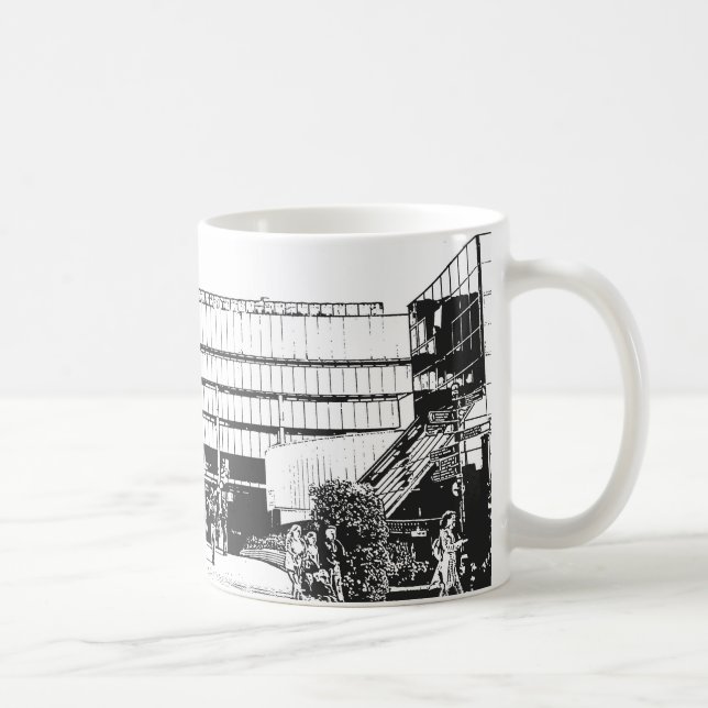 Birmingham Old Library, Brutalist Architecture Coffee Mug (Right)