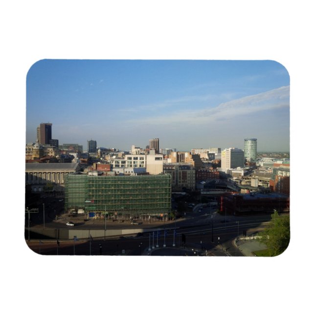 Birmingham Skyline Magnet (Horizontal)