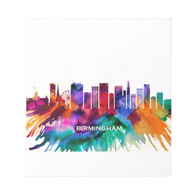 Birmingham Skyline Notepad (Front)