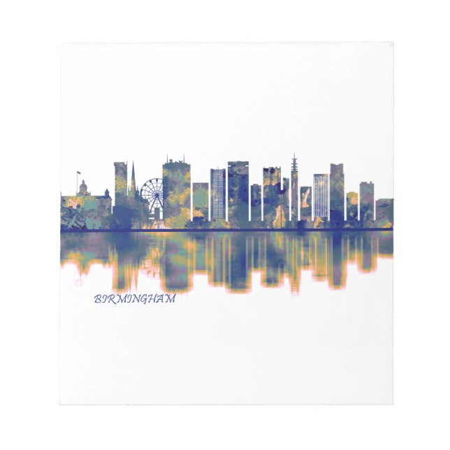 Birmingham Skyline Notepad (Front)