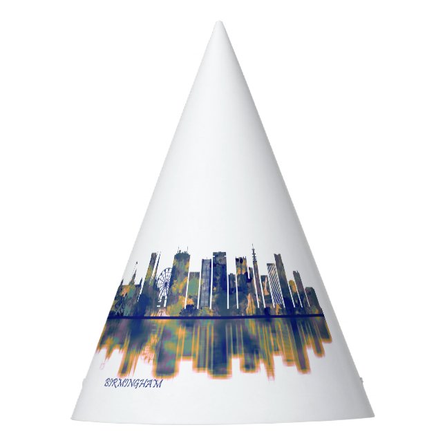 Birmingham Skyline Party Hat (Front)