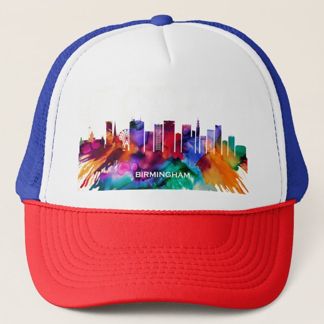 Birmingham Skyline Trucker Hat (Front)