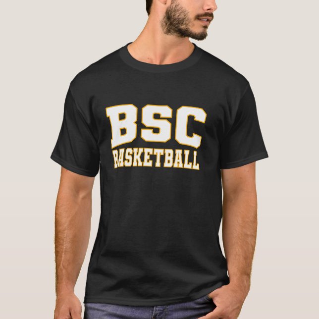 Birmingham Southern College BSC Basketball WHT 01  T-Shirt (Front)