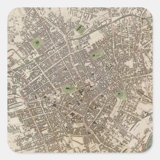 Birmingham Square Sticker (Front)