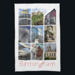 Birmingham Tea Towel<br><div class="desc">Tea-towel with photos of Birmingham from New Forest Pics</div>