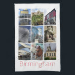 Birmingham Tea Towel<br><div class="desc">Tea-towel with photos of Birmingham from New Forest Pics</div>