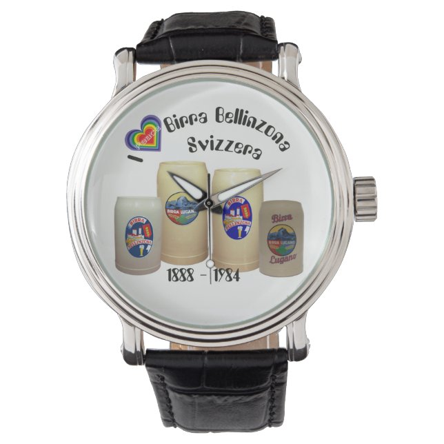Birra Bellinzona, Bellinzona clock Watch (Front)