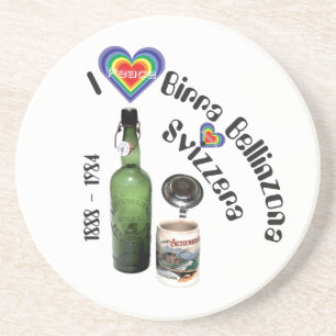Birra Bellinzona Svizzera beer cover Coaster