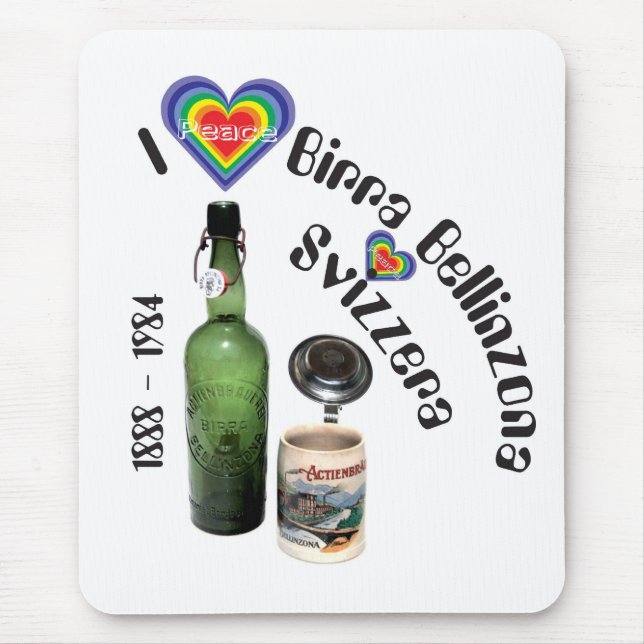Birra Bellinzona Svizzera Mauspad Mouse Mat (Front)