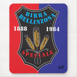 Birra Bellinzona Svizzera Mauspad Mouse Mat