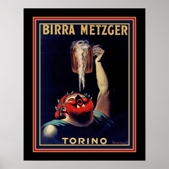 Birra Metzer by Leonetto Cappiello Poster (Front)