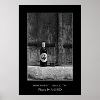 BIRRA MORETTI, VENICE, ITALY POSTER