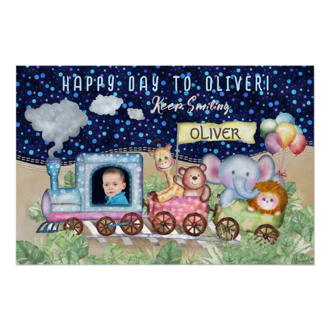 Birrthday wall deco poster (Front)