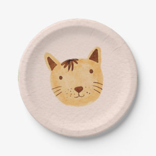 Birtday animal cat Birthday Party Paper Plates