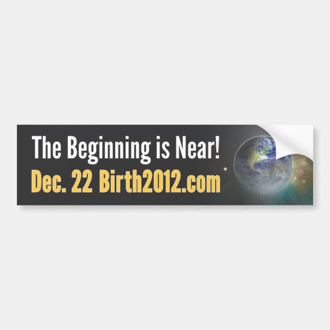 Birth 2012 Bumper Sticker (Front)