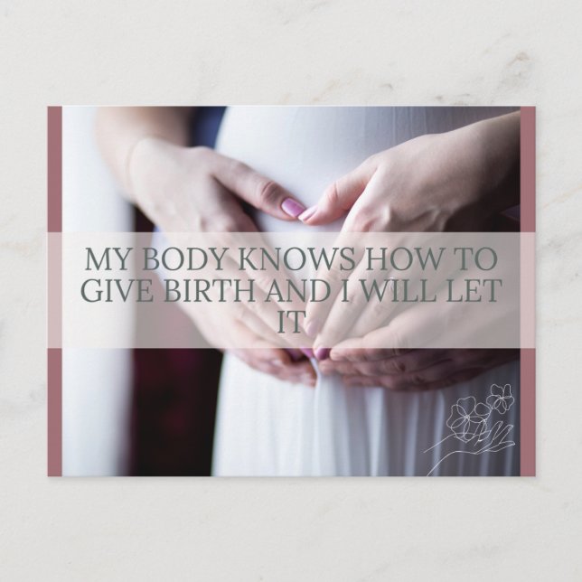 Birth Affirmation Card (Front)
