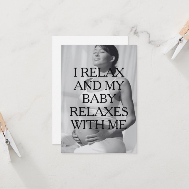 birth affirmation cards (Front/Back In Situ)